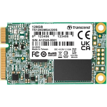 Накопитель SSD Transcend mSATA 128GB 3D NAND DRAM-less (MSA220S)
