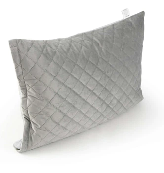 Чехол на подушку Руно 50х70 VeLour "Grey ромб" 382.55_Grey ромб