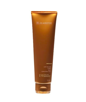 Солнцезащитное молочко для тела SPF 15+ Academie Bronzecran Body Sunscreen Milk SPF 15, 150 ml