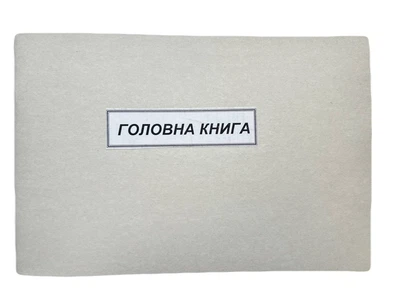 Книга "Головна" (госпрозрахунок) 50арк. офсет (20 граф)