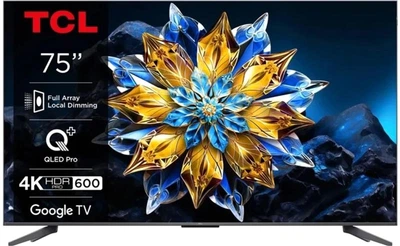 Телевізор TCL QLED 75" 75C69BPRO