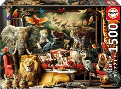 Пазл Educa Тварини у вітальні 1500 елементів 113421 (8412668202450)