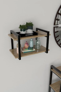 Настенная полка в стиле лофт EcoLoft Вайра DSP-1262-1 Дуб Аппалачи