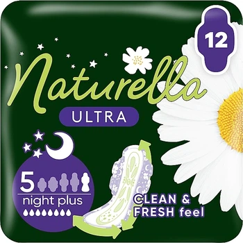 Гигиенические прокладки, размер 5, 12 шт. - Naturella Ultra Night Plus 12шт (1522610-44963735)