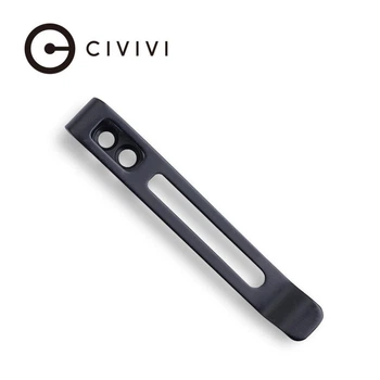 Кліпса кишенькова сталева чорна Civivi без гвинтів CA-05A-V1 5148418