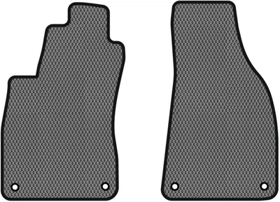 EVA коврики EVAtech в салон авто передние для Exeo MT Seat 2008-2013 1 поколения Combi EU Ромб Серый Черный кант (ST33141AG2AV4RGB)