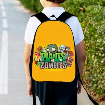 Рюкзак детский No Brand Plants vs. Zombies 34х27х13 см Разноцветный (00424)