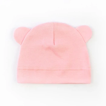 Шапочка з вушками Dexter's для малюків pink 38 см Рожевий