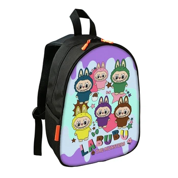 Рюкзак дитячий No Brand Labubu 34х27х13 см Різнобарвний (02771)