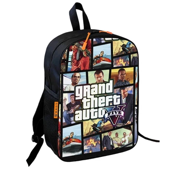 Рюкзак школьный детский 36х27см GTA «Grand Theft Auto» для мальчика (00860) PTR