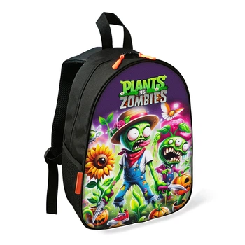 Рюкзак детский No Brand Plants vs. Zombies 34х27х13 см Разноцветный (02505)