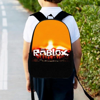 Рюкзак детский No Brand Roblox 34х27х13 см Разноцветный (00374)