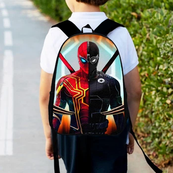 Рюкзак дитячий павук, спайдермен "Spiderman" 34х27см, міський ранець для хлопчика з принтом (00386)