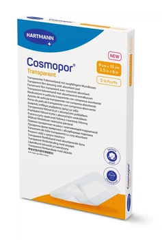 Повязка Paul Hartmann Cosmopor Transparent 9х15 см пленочная прозрачная с абсорбирующей подушечкой