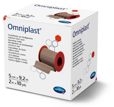 Пластырь фиксирующий текстильный Paul Hartmann Omniplast 5 см х 9,2 м
