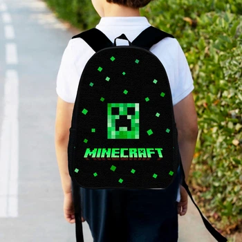 Рюкзак дитячий майнкрафт "Minecraft" 34х27см, міський ранець для хлопчика з принтом (00183)