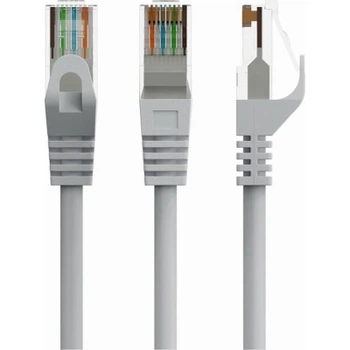 Патч-корд 1м UTP cat 6 CU gray Cablexpert (PP6U-CU-1M)