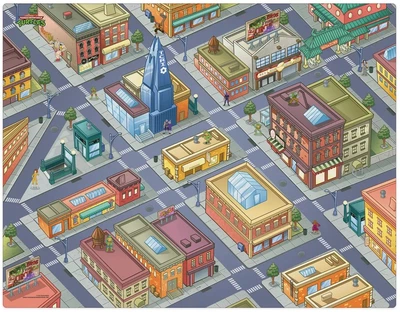 Mata edukacyjna dla dzieci Jumbo Imaginmat TMNT (0686141307675)