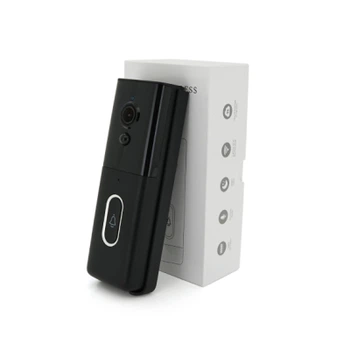 Дверной звонок YOSO Wi-Fi video 2MP battery -18650 SD card black (DoorVision-WIFI-02-2)