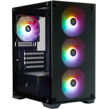 Корпус 1stPlayer X2-M-BK-4F7