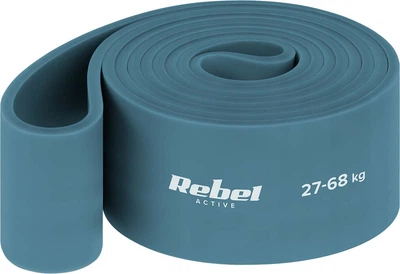 Guma do ćwiczeń lateksowa Rebel Active Power Band PL-6 Niebieska 27–68 kg (5901890098571)