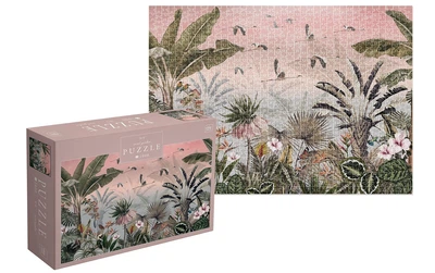Пазли тришарові серія Secret Garden 5, розмір 48х67 см, 1000 шт. ТМ INTERDRUK