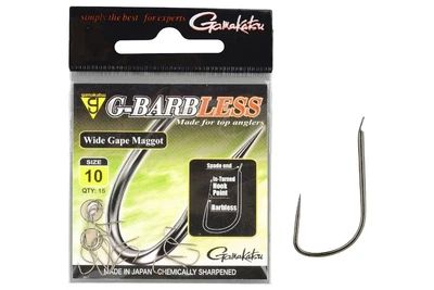 Крючки Gamakatsu G-Barbless Wide Gape Magot №14 (15шт/уп) (6108027003)