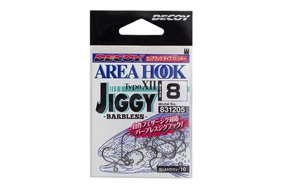 Гачки Decoy AH-12 Area Hook Jiggy №4 (10 шт/уп) (6102041001)