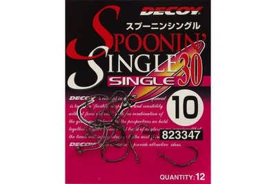 Крючки Decoy Single 30 №6 (12 шт/уп) (6102035001)