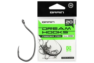 Крючки Brain Dream Hooks Feeder Pro №8 (20шт/уп) (6105028004)