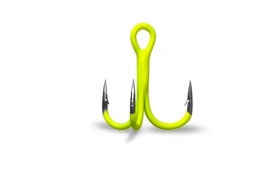 Тройные крючки Gurza Round Treble ST-36 UV Chartreuse №10 1шт (6311003005)