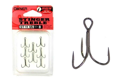 Тройники Owner Stinger Treble ST-11UL №8 (8шт/уп) (6310001002)