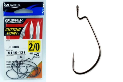 Крючки Owner J-Hook 5140 №5/0 (5 шт/уп) (6110025008)