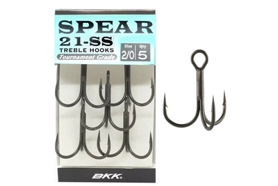 Тройные крючки BKK Spear-21 SS №3/0 (5шт/уп) (6321002009)
