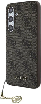Панель Guess Hardcase 4G Charms Collection для Samsung Galaxy S24 FE Brown (GUHCS24FEGF4GBR)