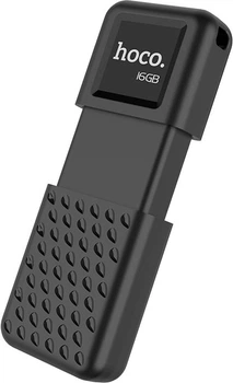 USB Флеш накопитель Hoco UD6 Intelligent U disk USB2.0 16GB Black (43058)