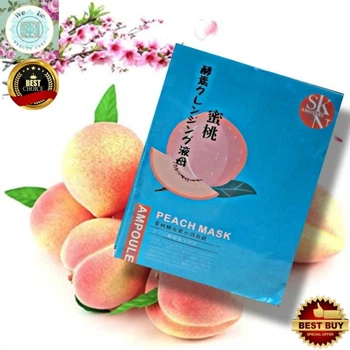 Увлажняющая и осветляющая маска для лица с экстрактом персика Amoiary Peach Yeast Hydrating Mask,28гр