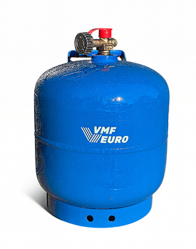 Газовий Баллон Vmf Euro 8.5 Л Пропан Бутан Сталь 3.4 Кг Максимальне Робоче Тиск 25 2022–2027 (372072)