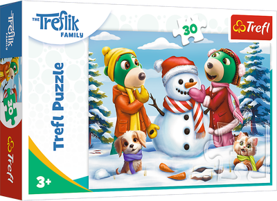 Puzzle Trefl The Treflik Family Zimowe zabawy Treflika 30 elementów 18300 (5900511183009)
