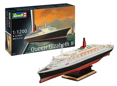 Збірна модель 1:1200 корабель Королева Єлизавета ІІ Queen Elizabeth II Revell (05806)