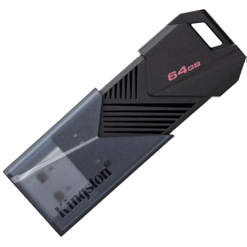 Флешка 64Гб USB 3.2 чорний DT Exodia Onyx Kingston