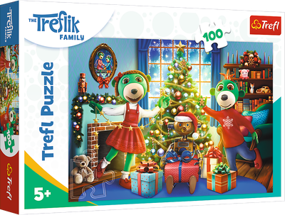 Пазл Trefl The Treflik Family Зимові Трефліки 100 деталей 16459 (5900511164596)