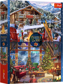 Puzzle 2 w 1 Trefl Święta w górach 1000 elementów 37540 (5900511375404)