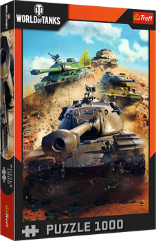 Пазл Trefl World of Tanks Танки в бою 1000 деталей 10943 (5900511109436)