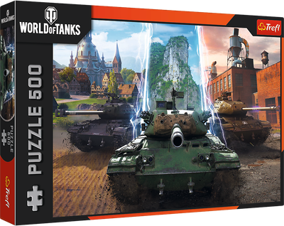 Пазл Trefl World of Tanks Час діяти 500 деталей 37535 (5900511375350)