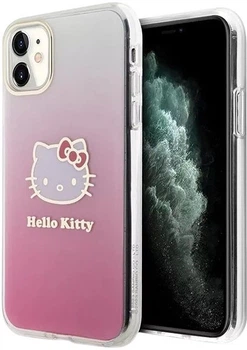 Панель Hello Kitty IML Gradient Electrop Kitty Head для Apple iPhone 11 Pink (HKHCN61HCHPEP)