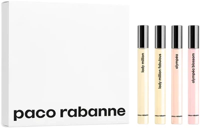 Набір мініатюр для жінок Paco Rabanne Парфумована вода Lady Million 10 мл + Olympea 10 мл + Lady Million Fabulous Intense 10 мл + Olympea Blossom 10 мл (3349668599899)