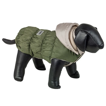 Жилет для собак со съемным капюшоном на флисе Muta Dog Vest Hood Nobby Зеленый 26 см