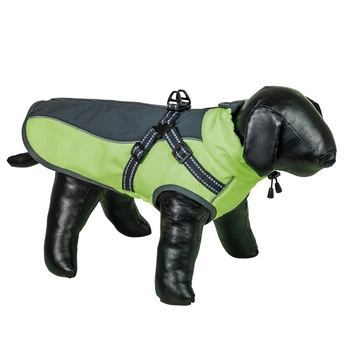 Зимний жилет для собак на флисе со шлеей Meta 2 in 1 Dog Vest Nobby Зеленый 26 см