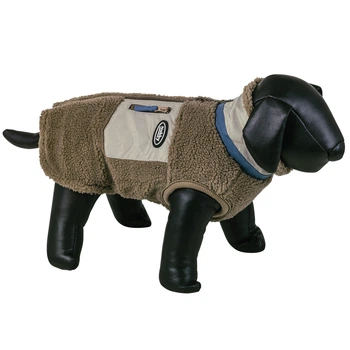 Теплый флисовый жакет для собак Filpa Dog Jacket Nobby Коричневый 20 см